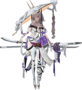 Scarlet (Goddess of Victory: Nikke), a Nikke swordswoman and farmer.