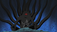 Hagoromo Ōtsutsuki (Naruto) played host to the Ten-Tails, the combined form of his mother, Kaguya, and the God Tree.