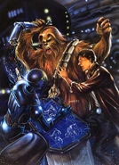 Wookiees (Star Wars) are known for their exceptional strength, as they are strong enough to tear a humanoid's arms off by accident.