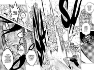 Jack the Ripper (Black Clover) infusing his Slash Magic with his skill in wielding sickles to deadly effect.