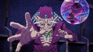 Kenzou personality.png (1.9 MB) Kenzou (JoJo's Bizarre Adventure Part VI: Stone Free/Stone Ocean) is an accomplished martial artist and assassination despite being 78 years old.