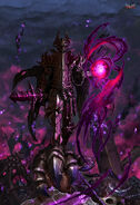 High Albiter Alastor (Anima: Beyond Fantasy) is a living gate to an infinite supply of demonic energies.