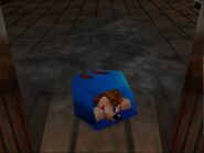 Using Snooze Pack, Banjo (Banjo-Kazooie) takes a power nap to recover health.