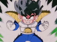 As a Saiyan, Gohan (Dragon Ball) possesses the Saiyan Power ability, allowing him to continually increase his performance against adversity, either by recovering from a near death experience, or by fighting a strong opponent.