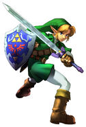 By carrying the Spirit of the Hero, armed with his Master Sword and Hylian Shield, bearing the Triforce of Courage and mastery and possession of multiple weapons, gadgets, and magical items, Link (The Legend of Zelda seriea) is able to overcome countless forces of evil such as monsters, demons, the undead, and even Ganondorf.