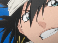 Raikōhō.gif (5.32 MB) Kūkaku Shiba (Bleach) using Hadō #63 Raikōhō to fire a large beam of spiritual lightning.