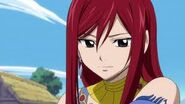 Erza Scarlet (Fairy Tail) has a keen mind for analysis, observing any possible weakness in her enemies in order to defeat them.