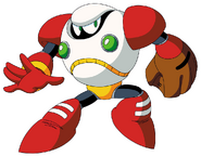 Strike Man (Mega Man 10) is a Robot Master designed to resemble a baseball.