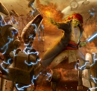 Battlemind Users (Star Wars) can psychically heighten one's morale and fighting spirit augmented through sheer focus, giving a user the drive to fight through even the hardest of conflicts. Through pure fighting spirit, the Battlemind ability could push the users physical limits, allowing its user to overcome the disabilities of old age and even fading stamina.