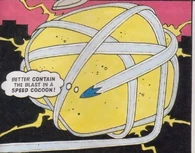 Sonic the Hedgehog (Sonic the Hedgehog) has full control over his speed, allowing him such feats as trapping an exploding missile in a "cocoon of speed"...