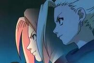 Ino Yamanaka (Naruto) uses the Mind Body Switch Technique to temporarily transfer her mind into Sakura's body.