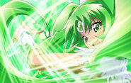 Cure March (Smile Pretty Cure!) can manipulate wind.