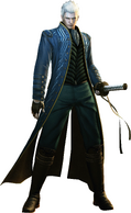 Vergil (Devil May Cry) first son of Sparda like his brother Dante has incredible human-demon hybrid strength...