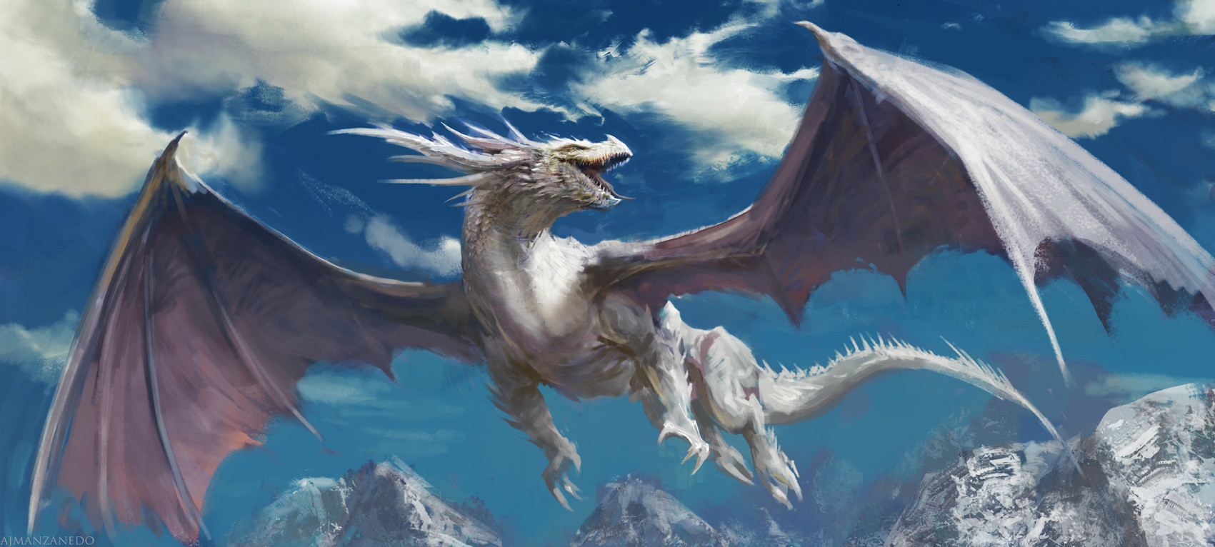 white dragon pictures