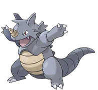 112Rhydon.png (53 KB) Rhydon (Pokémon) is one of the many Pokémon with a ground-type element.