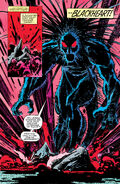 Blackheart (Marvel Comics) is a child of Mephisto, the lord of the Marvel Universe's Hell.