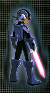 Dark MegaMan (Mega Man Battle Network) is a dark version of MegaMan.EXE, created by the Dark Chips.