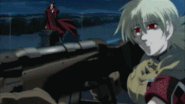 A supreme master markswoman, Seras Victoria (Hellsing) can shoot down targets perfectly from tremendous distances.