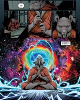 Splinter (IDW's Teenage Mutant Ninja Turtles) accessing the astral plane.