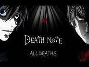DEATH NOTE All Deaths (in under 12 mins)