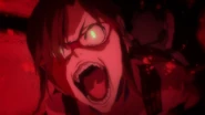 Eva2-22 C1584A.jpg (42 KB) EVA pilot Mari Makinami Illustrious (Neon Genesis Evangelion) under the influence of Anger Empowerment, synchronization with the EVA increases and the pilot gets glowing Irises.