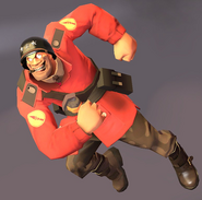 Uncle Crusty (Soldier) (TF2 Freak) is able to change his origin story all the time as a result nothing is known about his origin.