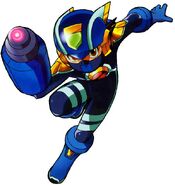 A Cross Fusion of Lan Hikari with MegaMan (MegaMan Battle Network)