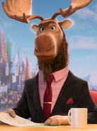 Peter Moosebridge (Zootopia), an anthropomorphic moose.