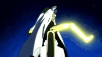 Thanks to his mastery of the Pika Pika no Mi, Admiral Kizaru (One Piece) can enhance the power of his legs to the speed of light.
