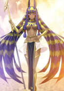 Nitocris (TYPE-MOON) possesses the Egyptian Magecraft skill.