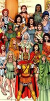 As long as the Amazons (DC Comics) stay on Themyscira, they don't require food, water or any other form of nourishment to maintain their health and vitality.