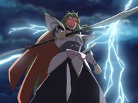 The Naginata of Kenkon (InuYasha) is yōkai halberd with forged from the souls of 222 demons. With the immense power, the naginata was able to manipulate the Heavens and the Earth.