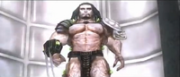 Due to genetic experiments, Hunter Borgia (Predator: Concrete Jungle) is half-human, half-Predator.