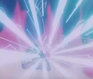 Chrysaor Krishna (Saint Seiya) with the light of his attack (Maha Roshini) can blind his victims.