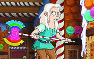 Despite a lack of formal training, Bean (Disenchantment) is remarkably skilled with bladed weaponry.