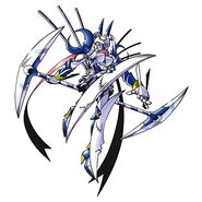 Crescent Harken (Digimon) is a double-headed scythe which Dianamon of the Olympos XII used to harness her lunar-based powers tear apart enemies.