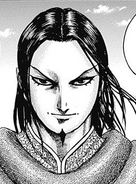 Rin Shou Jou (Kingdom) became one of the Three Great Heavens of Zhao by relying on his genius intellect and wisdom, his talents in military strategy and leadership made him one of the greatest strategists in the Warring State Period before his death.