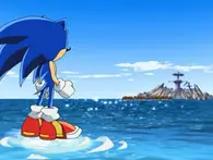 Sonic X ep 55 092.webp (56 KB) Sonic (Sonic X) using the Hover Shoes to walk on water.