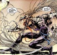 Bloodscream Monster.jpg (128 KB) In his more monstrous form, Bloodscream (Marvel Comics) is little more than an animal.