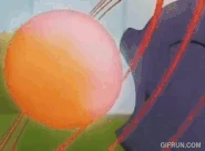 Cerberus beam block.gif (4.32 MB) Cerberus (Cardcaptor Sakura) uses his wings to block Spinel Sun's breath attack...