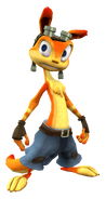 Daxter (Jak and Daxter), an ottsel, hybrid of otter and weasel.