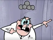 Lou Gubrious (The Powerpuff Girls) built the Miser-Ray to make everyone in Townsville cry like him.