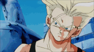 TrunksSS dodge.gif (1.92 MB) ...and as a Super Saiyan form, he can effortlessly dodge ki blasts from the Androids.