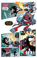 Eclipse the Darkling (Archie's Sonic the Hedgehog) using the Black Arms' hive mind...