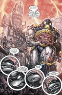 Kraang Anti-Monitor.jpg (612 KB) ...the Crisis Tower, a device meant to merge the progenitor worlds of both the Ninja Turtles and Batman in order to reshape their multiverses into a new one controlled by Krang.