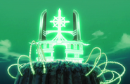 Ōko Yushima (Bleach) using Renzan: Hajō Kūri to absorb energy at a much higher scale, and firing it back as destructive beams.