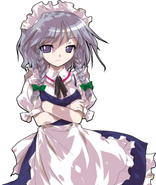 Sakuya Izayoi slows or stops time for a number of her spellcards.