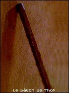 The Ferula Gemini (Buffy the Vampire Slayer) projects energy bolts that physically split the personality of whoever they hit into two separate entities, one with the strong qualities and one with the weak qualities...