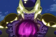 Frieza (Dragon Ball series) was able to contain Sidra's Energy of Destruction with the power of his Golden Form.