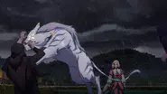 Maria Renard (Castlevania: Nocturne) summoning a white tiger.